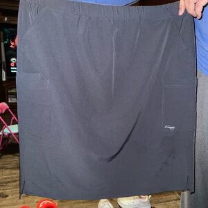 Gray C Saucy scrub skirt